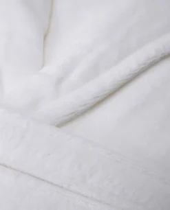 Hot Bassols Albornoz Velour Blanco