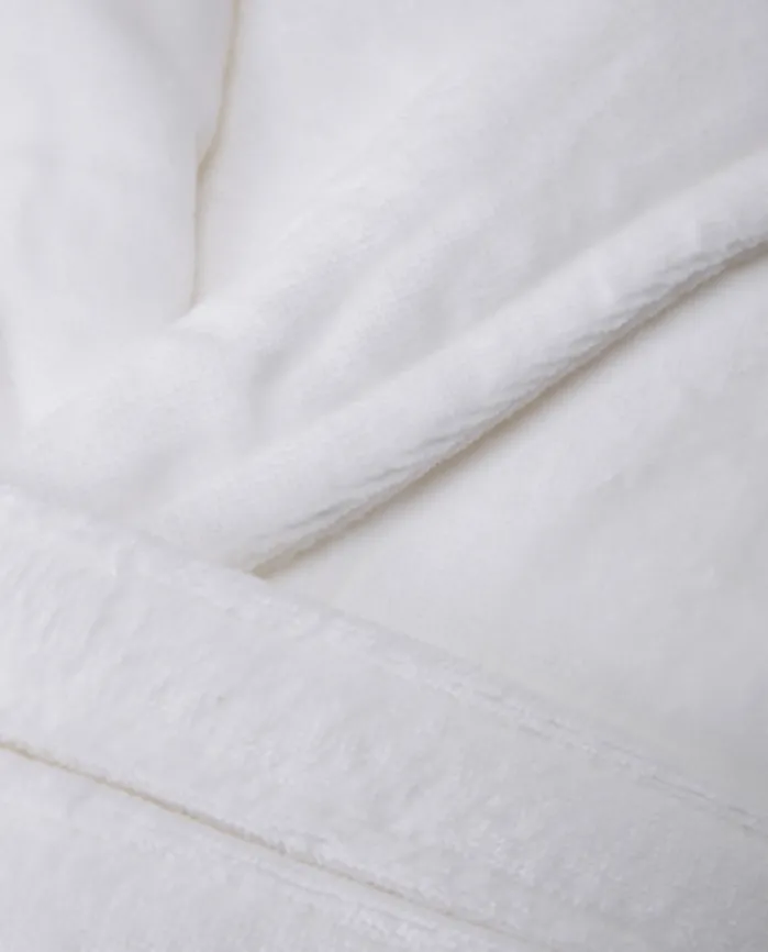 Hot Bassols Albornoz Velour Blanco