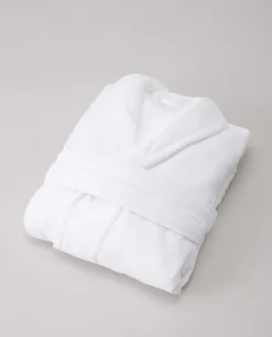 Hot Bassols Albornoz Velour Blanco