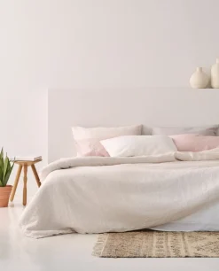 Outlet Bassols Funda Nórdica Flax Rosa [Prenda Suelta]