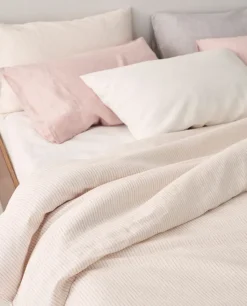 Outlet Bassols Funda Nórdica Flax Rosa [Prenda Suelta]