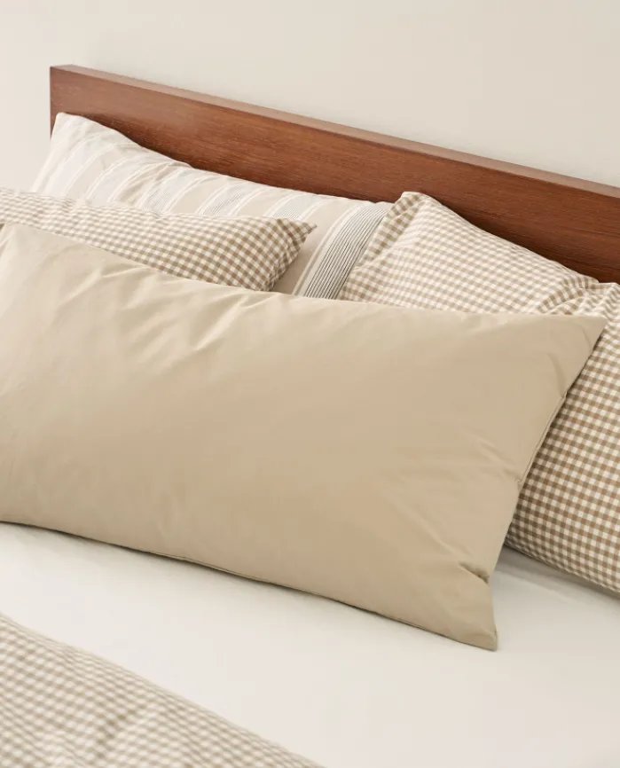 Sale Bassols Fundas de Almohada Cotton Beige
