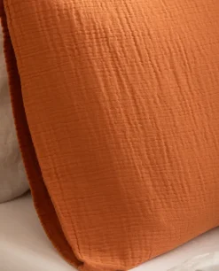 Outlet Bassols Fundas de Almohada de Gasa Gauze Naranja