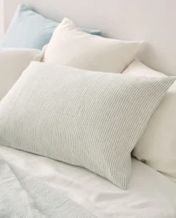 Flash Sale Bassols Fundas de Almohada Flax Agua