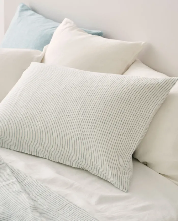 Flash Sale Bassols Fundas de Almohada Flax Agua