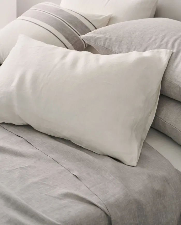 Store Bassols Fundas de Almohada Linen Blanco