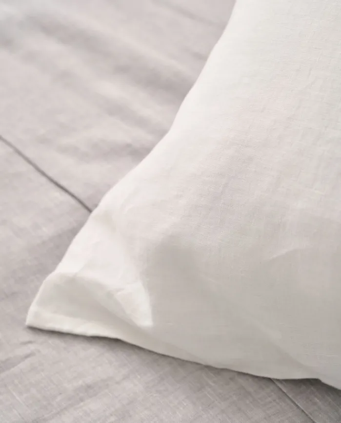 Store Bassols Fundas de Almohada Linen Blanco