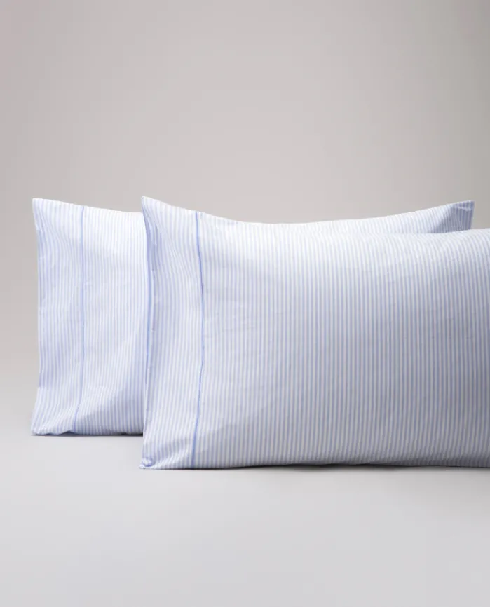 New Bassols Fundas de Almohada Tebas Azul