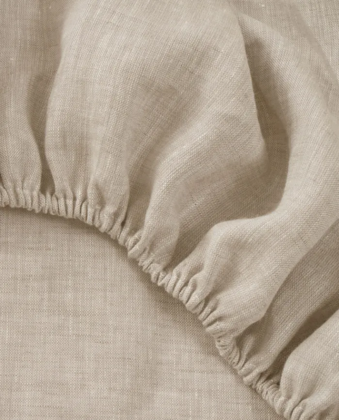 Shop Bassols Sábana Bajera Linen Beige