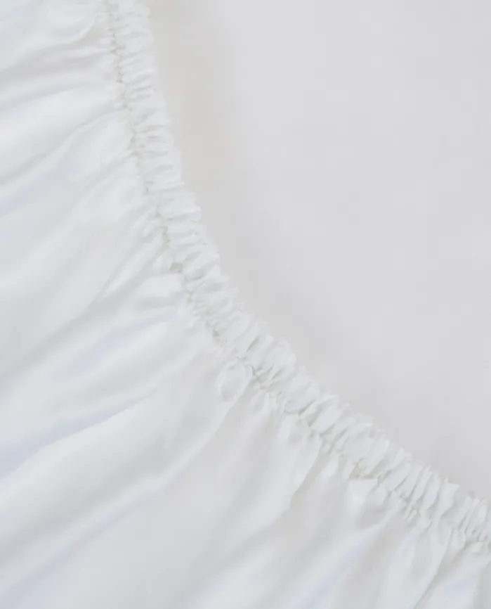 Outlet Bassols Sábana Bajera Satén 400 Blanco