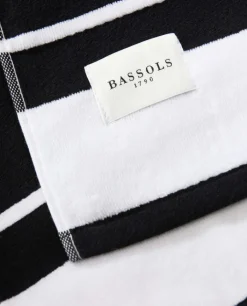 Sale Bassols Toalla de Playa de Velour Aina Negro