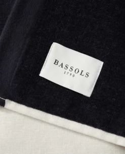 Best Bassols Toalla de Playa de Velour Midi Azul Marino