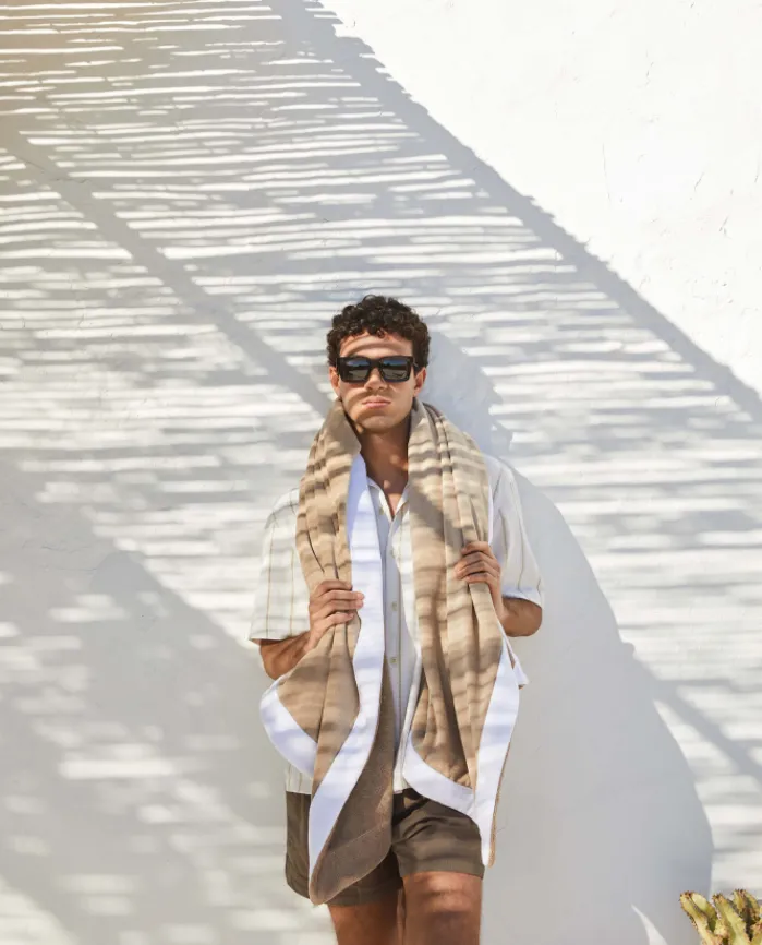 New Bassols Toalla de Playa Izar Beige